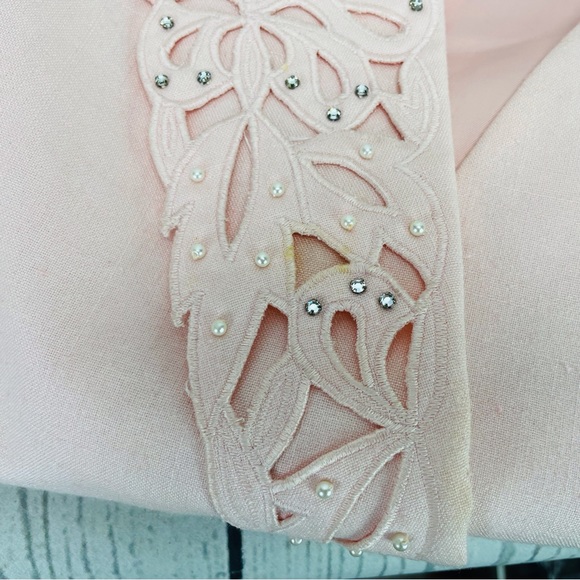 Lillie Rubin Lined Blazer Jacket Coat sz 8. Close up of two small stains - Picture 8 of 15